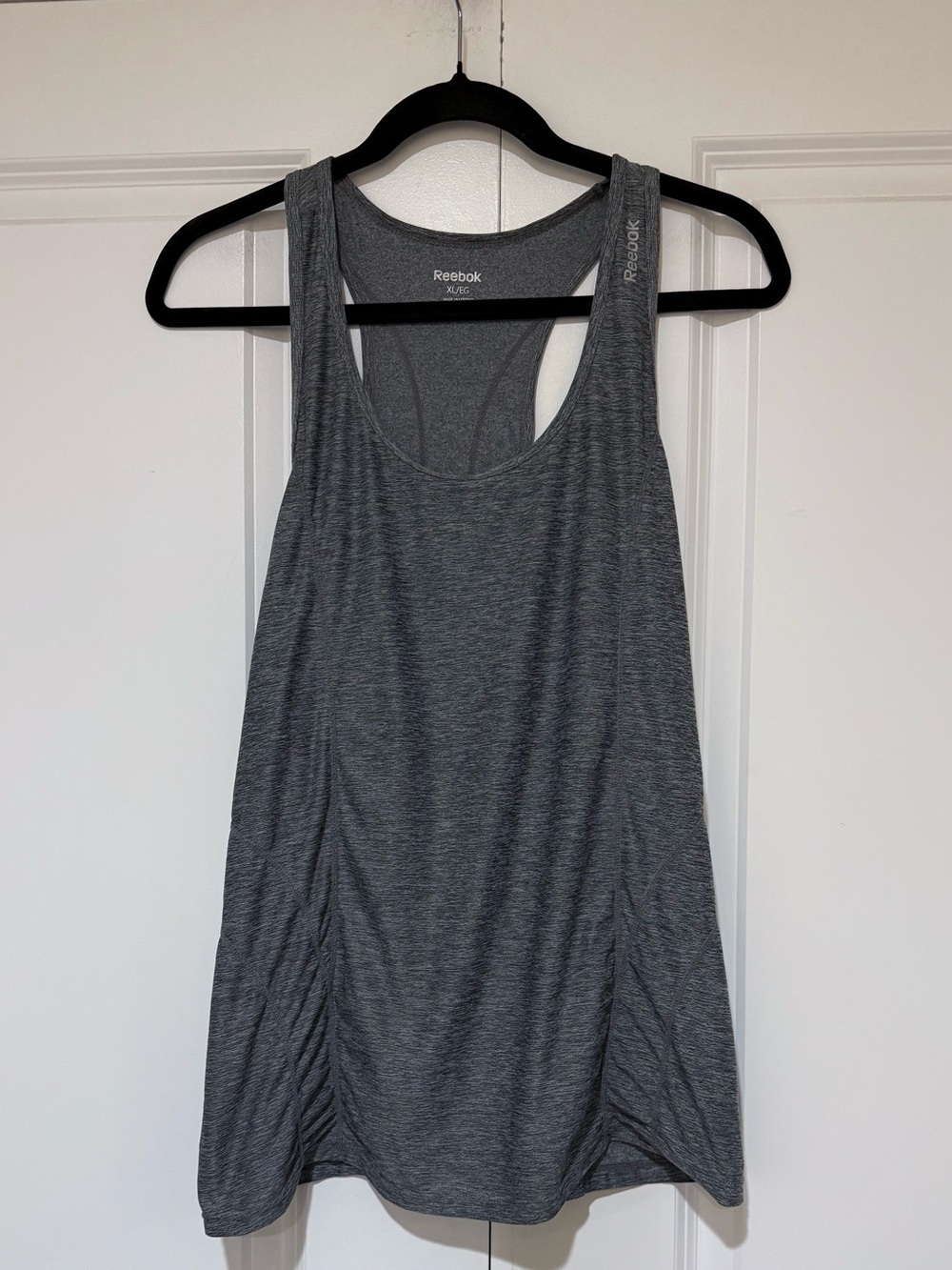Reebok Women's Gray Racerback Tank Top